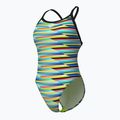 Női egyrészes fürdőruha arena Racing Stripe Xcriss Cross fekete multi/fekete 4