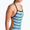 Női egyrészes fürdőruha arena Racing Stripe Xcriss Cross fekete multi/fekete 8