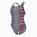 Női egyrészes fürdőruha arena Racing Stripe Xcriss Cross navy multi/navy 4