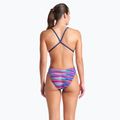 Női egyrészes fürdőruha arena Racing Stripe Xcriss Cross navy multi/navy 7