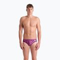 Férfi úszónadrág arena Printed Swim Briefs fuchsia multi