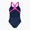 Női egyrészes fürdőruha arena Bloom Swim Pro Back Lb multi navy/navy/shocking pink 2