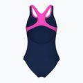 Női egyrészes fürdőruha arena Logo Swim Pro navy/shocking pink 2