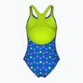 Gyermek egyrészes fürdőruha arena Multiple Dot Swim Pro Back multi kék/artic lime 2