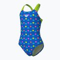 Gyermek egyrészes fürdőruha arena Multiple Dot Swim Pro Back multi kék/artic lime 4