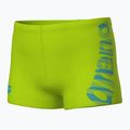 Arena Graphic Swim Short artic lime gyermek úszó boxeralsó 3