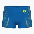 Gyermek arena Poseidonia Swim Short kék folyó/artic lime boxer rövidnadrág