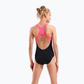Gyerek egy részes fürdőruha arena Dots Swim Pro Back black multi/black/shocking pink 7