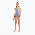 Gyerek egy részes fürdőruha arena Spring Lightdrop Back water multi/yellow star 6