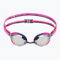 Gyermek úszószemüveg arena Python Mirror Jr silver/shocking pink/plum 2