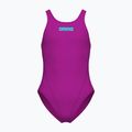 Gyerek egyrészes fürdőruha Arena Team Swim Tech Solid very fuchsia/water