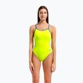 Női egyrészes fürdőruha Arena Lace Back Solid artic lime/blue cosmo 5