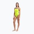 Női egyrészes fürdőruha Arena Lace Back Solid artic lime/blue cosmo 6