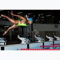 Női egyrészes fürdőruha Arena Lace Back Solid artic lime/blue cosmo 11