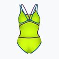 Női egyrészes fürdőruha arena One Double Cross Back One Piece artic lime/plum/blue cosmo 2