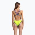 Női egyrészes fürdőruha arena One Double Cross Back One Piece artic lime/plum/blue cosmo 7