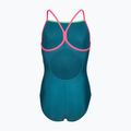 Gyerek egyrészes fürdőruha arena Light Drop Solid deep teel/shocking pink/verbena 2