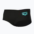 Férfi úszó boxer nadrág arena One Low Waist Short Big Logo black/black 3