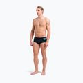 Férfi úszó boxer nadrág arena One Low Waist Short Big Logo black/black 6