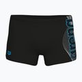 Férfi úszó boxer nadrág arena Basic Swim Short black/turquoise