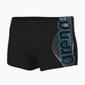 Férfi úszó boxer nadrág arena Basic Swim Short black/turquoise 3