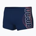 Férfi úszó boxer nadrág arena Basic Swim Short navy/white 3