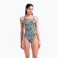 Női egyrészes fürdőruha arena Fruits Lace Plus Back multi/turquoise / multi
