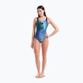 Női egyrészes fürdőruha arena Peacock Swim Pro Back multi green/black 2