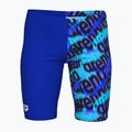 Gyerek jammer úszónadrág arena Crowded Swim Jammer neon blue/neon blue multi