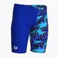 Gyerek jammer úszónadrág arena Crowded Swim Jammer neon blue/neon blue multi 4