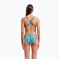 Női egyrészes fürdőruha arena Snake Skin Challenge blue cosmo multi/blue cosmo 7