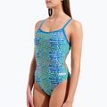 Női egyrészes fürdőruha arena Snake Skin Challenge blue cosmo multi/blue cosmo 8