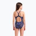 Gyerek egyrészes fürdőruha arena Fireflow Lightdrop Back navy/team navy yellow 7