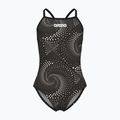 Gyerek egyrészes fürdőruha arena Fireflow Lightdrop Back black/team black