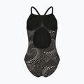 Gyerek egyrészes fürdőruha arena Fireflow Lightdrop Back black/team black 2
