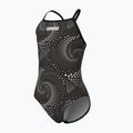 Gyerek egyrészes fürdőruha arena Fireflow Lightdrop Back black/team black 3