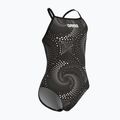 Gyerek egyrészes fürdőruha arena Fireflow Lightdrop Back black/team black 4