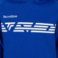 Gyermek tenisz pulóver Tecnifibre Fleece kapucnis pulóver kék 21LAHORO0B 3