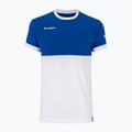 Férfi teniszpóló Tecnifibre F1 Stretch kék és fehér 22F1ST