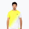 Férfi teniszpóló Tecnifibre X-Loop Tee white/yellow