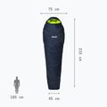 Millet Baikal 1100 Regular saphir hálózsák 4