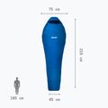 Millet Baikal 750 Regular hálózsák jobbra sky diver 3