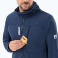 Férfi trekking pulóver Millet Lokka Hoodie III sapphire 5