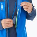 Férfi esőkabát Millet Seneca GTX 2L ikon kék/sötét denim 5