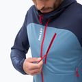 Férfi trekking pulóver Millet Lokka Hoodie III koronakék/szafír 6