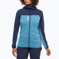 Női pulóver Millet Fusion Grid Hoodie coronet blue/saphir