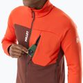 Férfi pulóver Millet Seneca Fleece truffle/paprika 5
