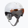 Női síbukósisak Rossignol Fit Visor Impacts white/orange/silver