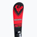 Gyermek lesiklópálya sílécek Rossignol Hero Pro + Team 4 GW Black Bulk red 8