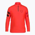 Férfi sí pulóver Rossignol Classique Hero 1/2 Zip red